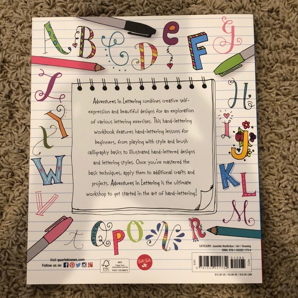 Adventures in Lettering Exercise Book - Picture 2 of 3